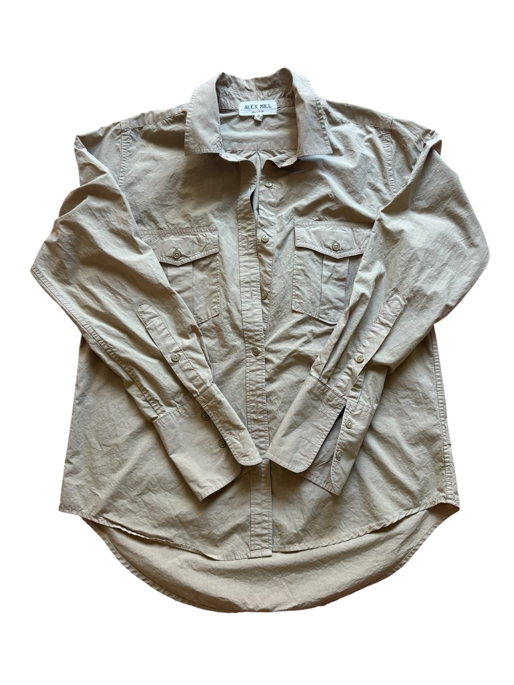 Alex Mill Neutral-Tone Utility Shirt